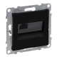 Розетка информационная RJ45 cat. 6 UTP, черный, Suno Legrand 721452