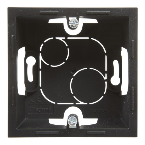Коробка накладного монтажа 1 пост, черный, Suno Legrand 721494