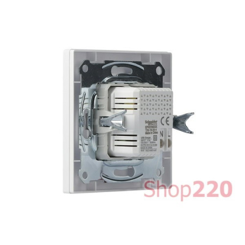 USB розетка тип А+С, 21 Вт, белый, EPH2700521 Schneider Electric Asfora