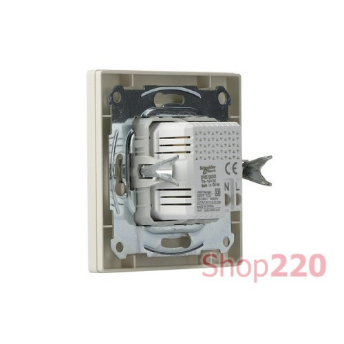 USB розетка тип А+С, 21 Вт, кремовий, EPH2700523 Schneider Electric Asfora