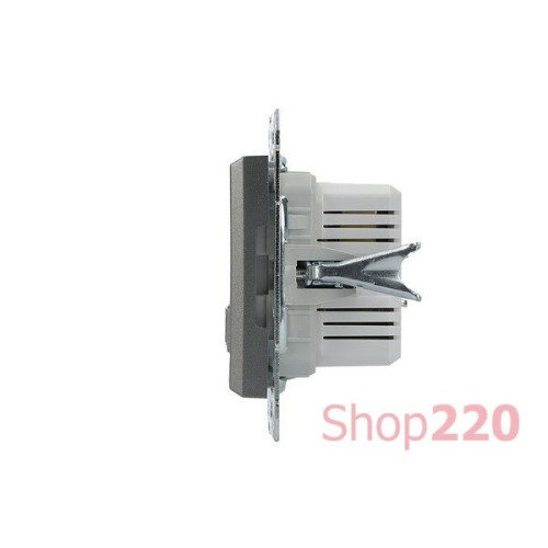 USB розетка тип А+С, 21 Вт, алюминий, EPH2700561 Schneider Electric Asfora