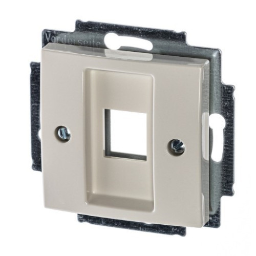 Накладка для компьютерной розетки, слоновая кость, ABB 2561-92-507 Basic 55