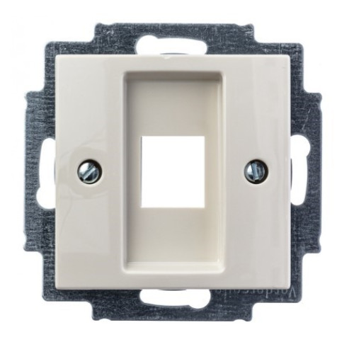 Накладка для компьютерной розетки, слоновая кость, ABB 2561-92-507 Basic 55