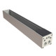 Розеточный блок на 8 (9) розеток К45, пустой, алюминий, Ofiblock COMPACT Simon KFC208/14