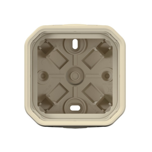 Коробка накладная 1-постовая, бежевый, Plexo Legrand 069863L
