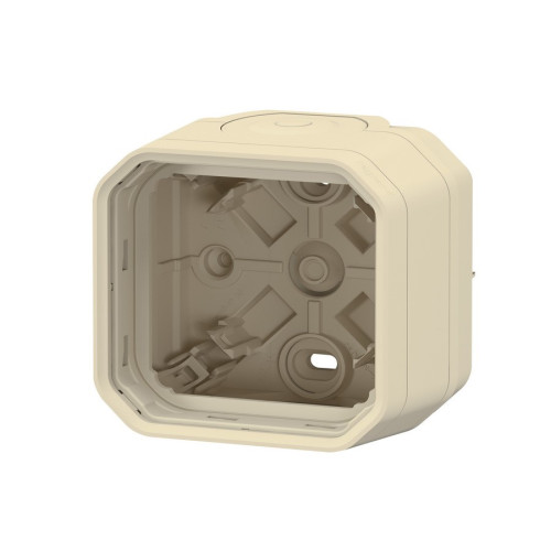 Коробка накладная 1-постовая, бежевый, Plexo Legrand 069863L