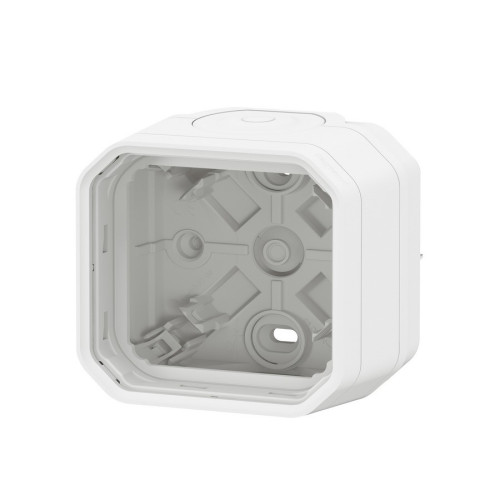 Коробка накладная 1-постовая, белый, Plexo Legrand 069689L
