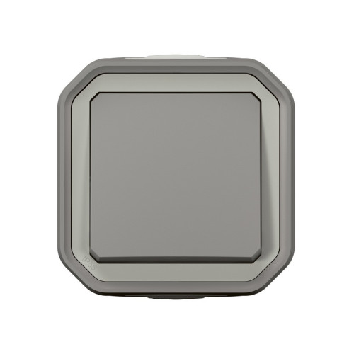 Переключатель накладной 10А, серый, Plexo Legrand 069711L