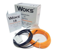 Греющий кабель для теплого пола 1740  Вт, 98м, WOKS-18