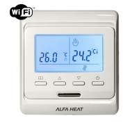 Терморегулятор программный для теплого пола Alfa Heat Pro WI-FI