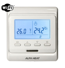 Терморегулятор программный для теплого пола Alfa Heat Pro WI-FI