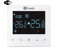 Терморегулятор для теплого пола Castle AC606H с функцией WI-FI (Белый)