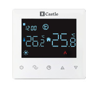 Терморегулятор программный для теплого пола Castle AC606H (Белый)