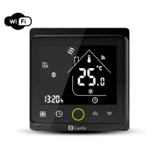 Терморегулятор для теплого пола Castle АС603 VAB (Черный) WI-FI