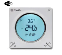Терморегулятор для теплого пола Castle AC829H с функцией WI-FI (Белый)