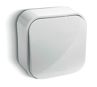 Переключатель одноклавишный, белый, 782404 Legrand Quteo