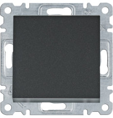 Выключатель одноклавишный, черный, Lumina WL0013 Hager