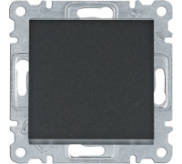 Выключатель проходной, черный, Lumina WL0023 Hager