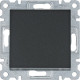 Выключатель проходной, черный, Lumina WL0023 Hager