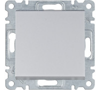 Выключатель крестовой, серебристый, Lumina WL0032 Hager