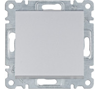 Кнопка, серебристый, Lumina WL0112 Hager