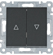 Выключатель для жалюзи, черный, Lumina WL0323 Hager