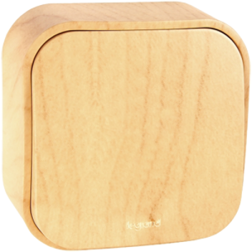 Выключатель одноклавишный, дерево, 782260 Legrand Quteo