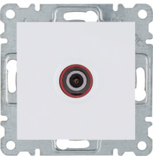 Розетка ТВ, белый, Hager Lumina WL3210