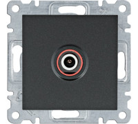 Розетка ТВ, черный, Lumina WL3213 Hager