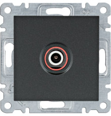 Розетка ТВ, черный, Lumina WL3213 Hager
