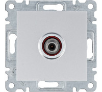 Розетка для спутникового ТВ, серебристый, Lumina WL3232 Hager
