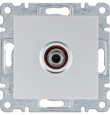 Розетка для спутникового ТВ, серебристый, Lumina WL3232 Hager