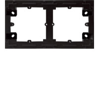 Адаптер для наружной установки 2Х, Lumina-Intens, черный, Lumina WL5823 Hager