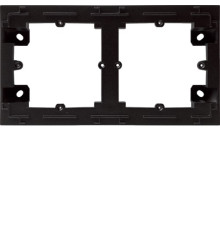 Адаптер для наружной установки 2Х, Lumina-Intens, черный, Lumina WL5823 Hager