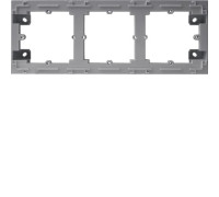 Адаптер для наружной установки 3Х, Lumina-Intens, серебристый, Lumina WL5832 Hager