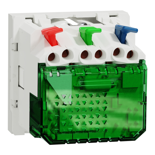 Розетка с USB тип С, 10,5 Вт, белый, 2 модуля, Unica New Schneider NU301718