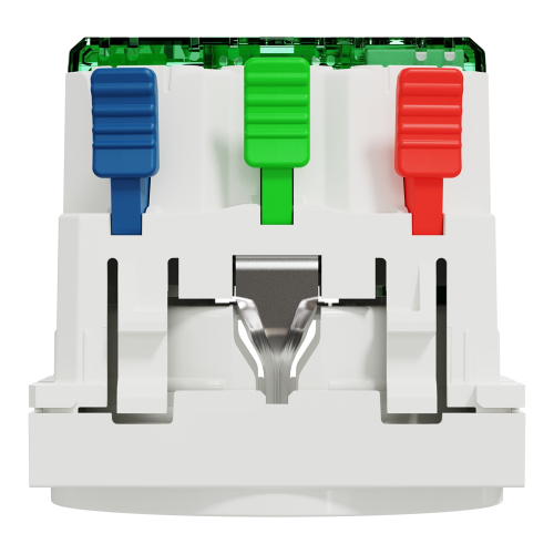 Розетка с USB тип С, 10,5 Вт, белый, 2 модуля, Unica New Schneider NU301718