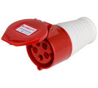 Силовая розетка 16А, 380В, 5 полюсов, переносная, e.socket.pro.5.16