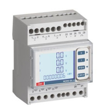Анализатор сети Nemo D4-e+RS485 Вх.5A, Актив.(Кл.1,0), Напряжение 50...450 В, Aux. 230 В