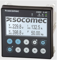 Анализатор сети DIRIS A-40 с RS485, 3IN 2OUT, *Вх. 1/5A, 110-400 VAC/120-300VDC