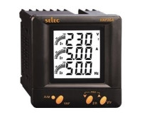 Цифровой мультиметр LCD 96x96 мм. Вх.20мА?6A/300В (LN),519В AC (LN); 1/3ф 240В AC