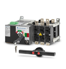 Переключатель напряжения с моторприводом 160А, 3 полюса, CS2P, питание 220V AC