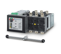 Переключатель напряжения с моторприводом 1250А, 3 полюса, CS5P, питание 220V AC