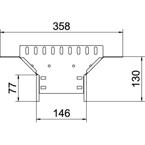 Т-образное соединение 60х150 мм, FS (18-22 мкм) 6042113