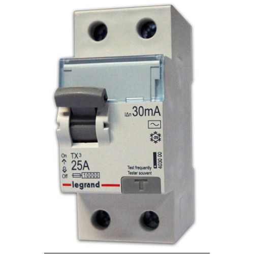 УЗО 25A, 30мА, 2 полюса, 403000 Legrand TX3