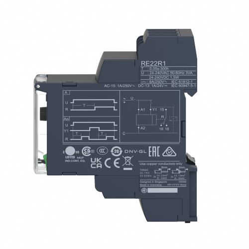 Реле времени с режимом циклов RE22R1DMR