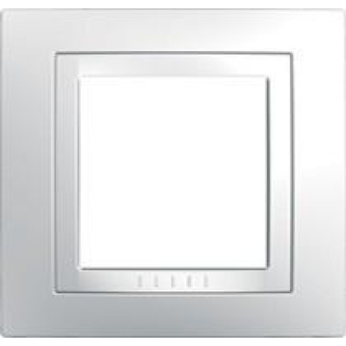 Рамка 1 пост, белый, Unica MGU2.002.18 Schneider