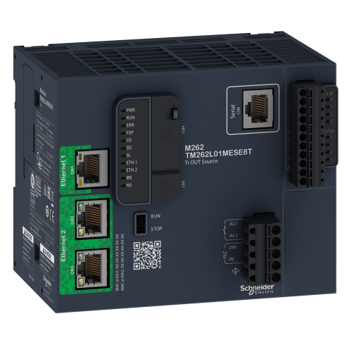 Логический контроллер, Modicon M262, 5 нс/инструкция, оптимизированный Ethernet TM262L01MESE8T