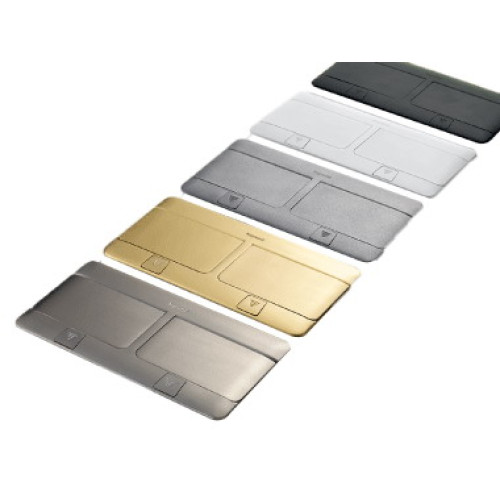 Лючок для напольной и настольной установки, 6 модулей, алюминий, 54012 Legrand