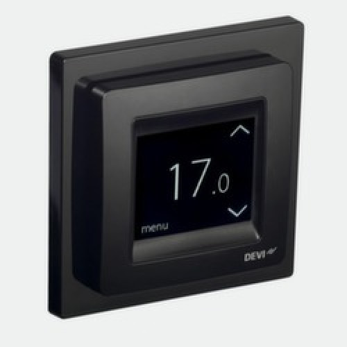 Терморегулятор сенсорный Devireg Touch, черный 140F1069 Devi